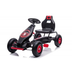 Šľapacia kára LEAN CARS Gokart G18 s nafu...